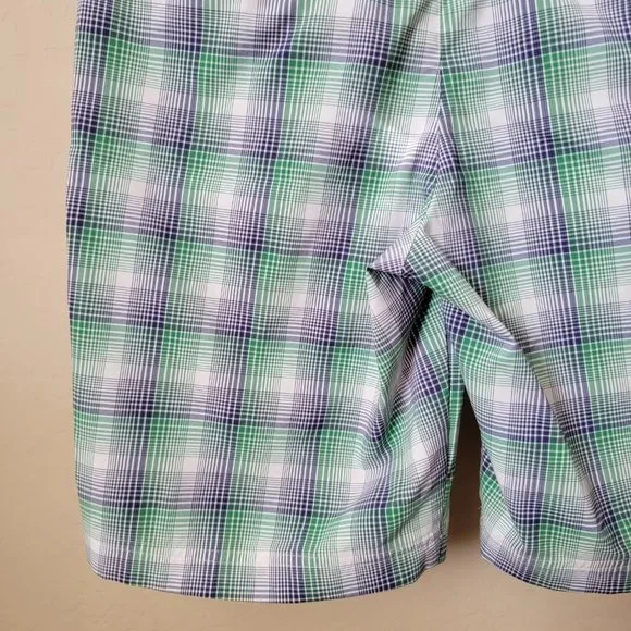 Puma Men's Plaid Golf Shorts - Picture 10 of 16